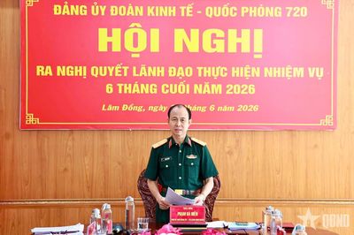 Đoàn Kinh tế - Quốc phòng 720 nâng cao hiệu quả sản xuất gắn với đảm bảo quốc phòng, an ninh