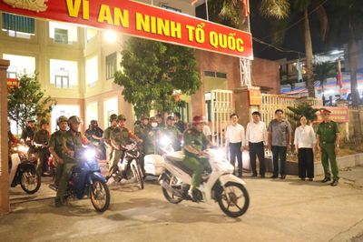 Công an phường Ngũ Hành Sơn ra quân cao điểm tấn công, trấn áp tội phạm ma túy