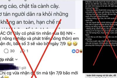 Vì sao một số thuê bao di động bỗng nhận tin nhắn cảnh báo siêu bão?