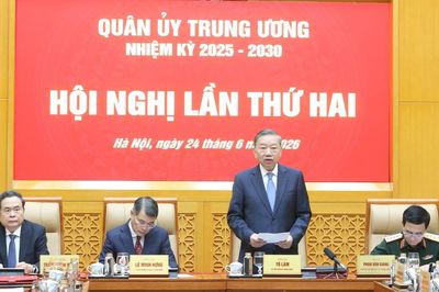 Tổng Bí thư, Chủ tịch nước Tô Lâm chủ trì hội nghị Quân ủy Trung ương