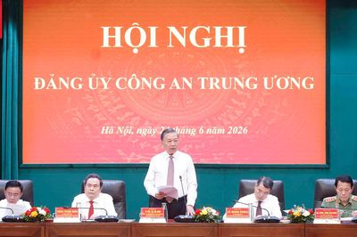 Tổng Bí thư, Chủ tịch nước dự hội nghị Đảng ủy Công an Trung ương