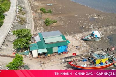 Cận cảnh khu neo đậu tránh trú bão Cửa Nhượng bị xâm hại