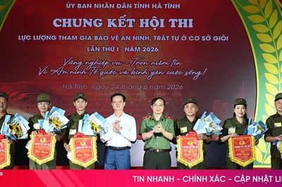 Xã Thạch Hà giành giải nhất Hội thi 'Lực lượng tham gia bảo vệ ANTT ở cơ sở giỏi'