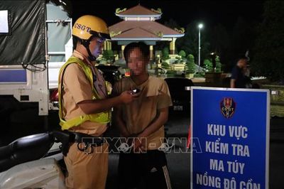 Kiểm tra, xử lý nghiêm vi phạm nồng độ cồn trên các tuyến đường trọng điểm