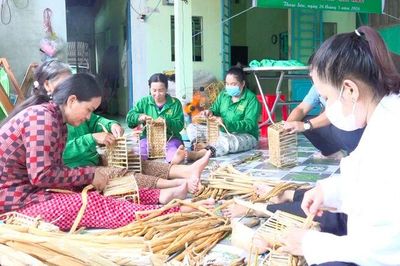 Lục bình 'dệt' sinh kế