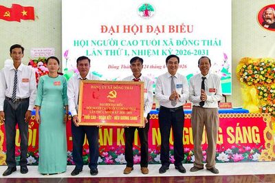 Ông Nguyễn Văn Cùm giữ chức chủ tịch Hội Người cao tuổi xã Đông Thái nhiệm kỳ 2026 - 2031