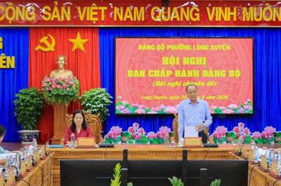 Hội nghị chuyên đề Ban Chấp hành Đảng bộ phường Long Xuyên