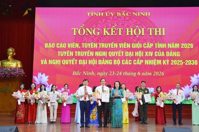 Bắc Ninh: Chung kết Hội thi Báo cáo viên, Tuyên truyền viên giỏi 2026