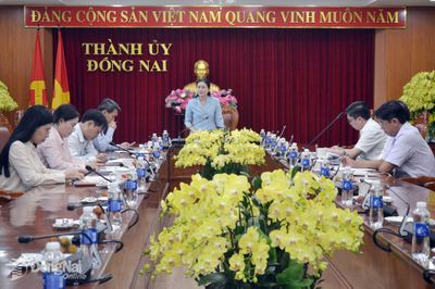 Giao ban các cơ quan khối Đảng thành phố Đồng Nai về thực hiện nhiệm vụ quý II-2026