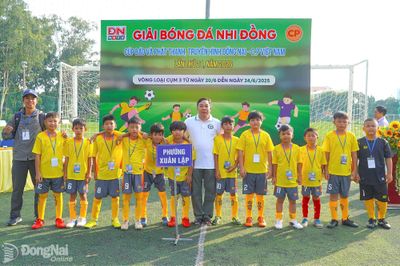 Giải bóng đá nhi đồng Cúp Báo và Phát thanh, Truyền hình Đồng Nai - C.P Việt Nam: Phường Xuân Lập, xã Cẩm Mỹ đại diện Cụm vòng loại 3 tham dự vòng chung kết