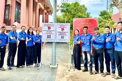 Đoàn xã Đak Pơ cập nhật, nâng cấp công trình số hóa 'địa chỉ đỏ'
