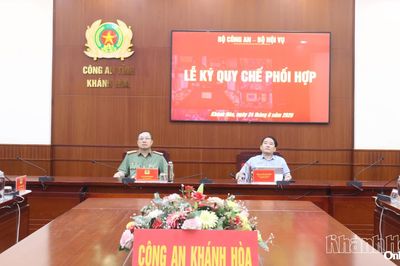 Bộ Công an và Bộ Nội vụ ký kết Quy chế phối hợp