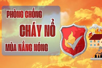 Phòng chống cháy nổ mùa nắng nóng