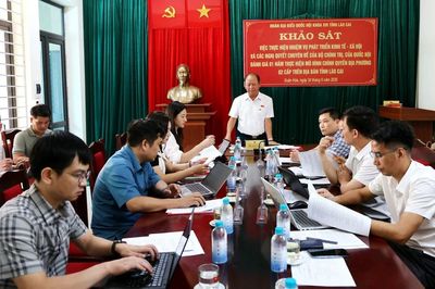 Đoàn đại biểu Quốc hội tỉnh khảo sát tại xã Xuân Hòa