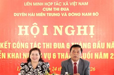 Hội nghị sơ kết Liên minh Hợp tác xã khu vực Duyên hải miền Trung và Đông Nam bộ