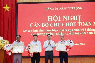 Đảng ủy xã Đức Trọng Hội nghị cán bộ chủ chốt