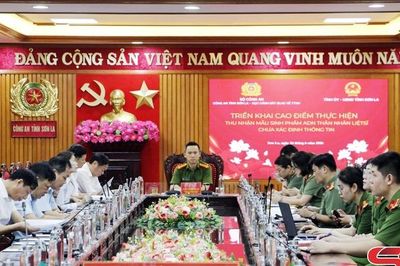 Bộ Công an phát động triển khai cao điểm thu nhận mẫu sinh phẩm ADN thân nhân liệt sĩ chưa xác định thông tin trên toàn quốc