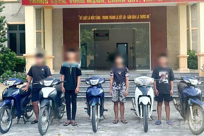 Triệu tập nhóm thiếu niên liên quan nhiều vụ trộm xe mô tô