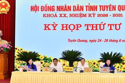 Phiên trù bị Kỳ họp thứ tư HĐND tỉnh Tuyên Quang khóa XX