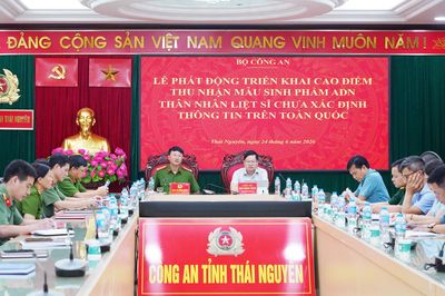 Phát động đợt cao điểm thu nhận mẫu ADN thân nhân liệt sĩ