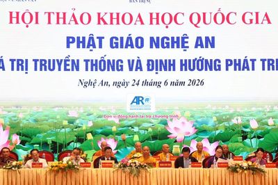 Khai mạc Hội thảo khoa học quốc gia 'Phật giáo Nghệ An: Giá trị truyền thống và định hướng phát triển'