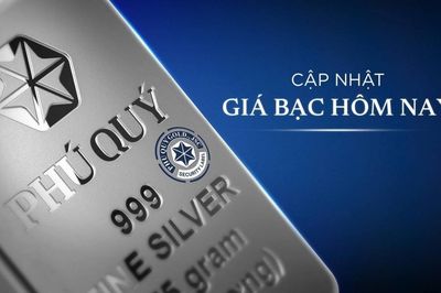 Ngày 24/6: Giá bạc trong nước tiếp tục giảm
