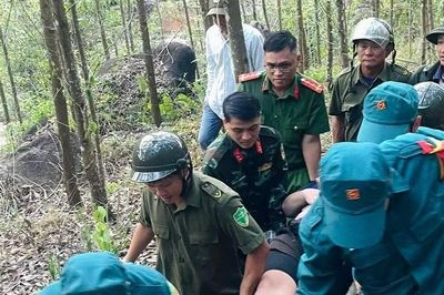 Công an xã băng rừng, kịp thời giải cứu du khách người Đức gặp nạn