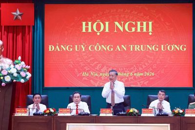 Lãnh đạo Đảng, Nhà nước dự hội nghị Đảng ủy Công an Trung ương
