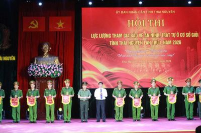 Sôi nổi Hội thi Lực lượng bảo vệ ANTT ở cơ sở giỏi tỉnh Thái Nguyên năm 2026