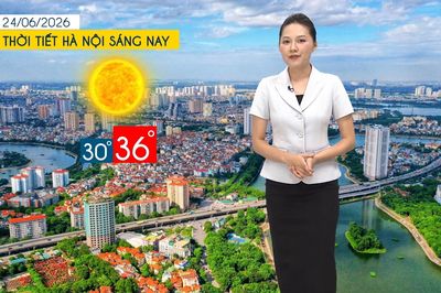 Dự báo thời tiết trưa | 24/06/2026