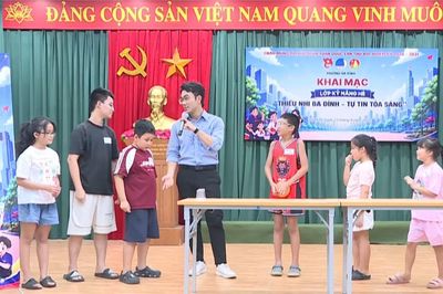 Sôi nổi chuỗi hoạt động hè 'Thiếu nhi Ba Đình - Tự tin tỏa sáng'