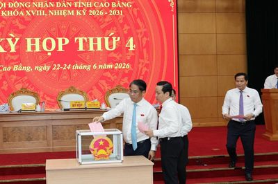 Kỳ họp thứ 4 HĐND tỉnh khóa XVIII miễn nhiệm, bầu bổ sung Ủy viên UBND tỉnh nhiệm kỳ 2026 - 2031
