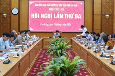 Hội nghị lần thứ ba Ban Chấp hành Đảng bộ các cơ quan Đảng tỉnh, nhiệm kỳ 2025 - 2030