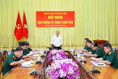 Đảng ủy Quân sự tỉnh quyết liệt triển khai các nhiệm vụ trọng tâm cuối năm