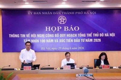 Hà Nội họp báo về công bố quy hoạch tổng thể Thủ đô Hà Nội tầm nhìn 100 năm