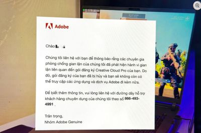 Người dùng Việt bị Adobe khóa tài khoản hàng loạt