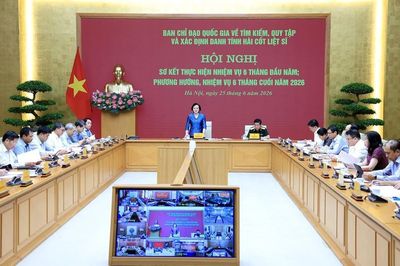 Ban Chỉ đạo quốc gia về tìm kiếm, quy tập và xác định danh tính hài cốt liệt sĩ triển khai nhiệm vụ 6 tháng cuối năm