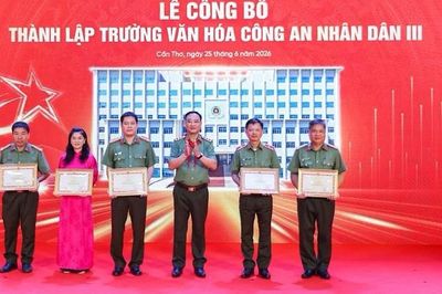 Thành lập Trường Văn hóa Công an nhân dân III tại Cần Thơ