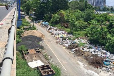 'Điểm đen' bên hông cầu Rạch Chiếc