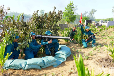 Quảng Ngãi đổi mới diễn tập tác chiến cấp xã sau vận hành chính quyền địa phương hai cấp