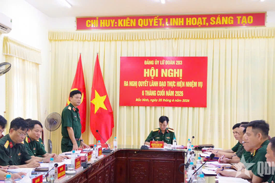 Lữ đoàn 203, Quân đoàn 12 ra nghị quyết lãnh đạo thực hiện nhiệm vụ 6 tháng cuối năm 2026