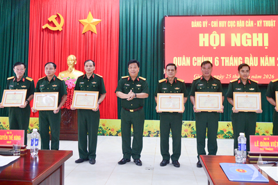 Cục Hậu cần - Kỹ thuật (Quân đoàn 34) hoàn thành tốt nhiệm vụ 6 tháng đầu năm 2026