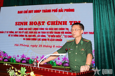 Bộ đội Biên phòng TP Hải Phòng: Nâng cao hiệu quả công tác giáo dục chính trị, quản lý tư tưởng