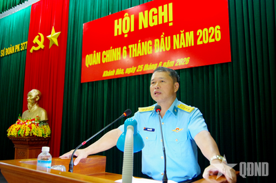 Sư đoàn 377 tổ chức Hội nghị quân chính 6 tháng đầu năm 2026