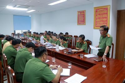 Chuẩn bị chu đáo cho sự kiện gặp mặt cán bộ Ban An ninh Quảng Đà nhân kỷ niệm 80 năm Ngày truyền thống lực lượng ANND