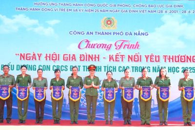 Ngày hội gia đình Công an TP Đà Nẵng: Lan tỏa yêu thương, vun đắp hậu phương vững chắc
