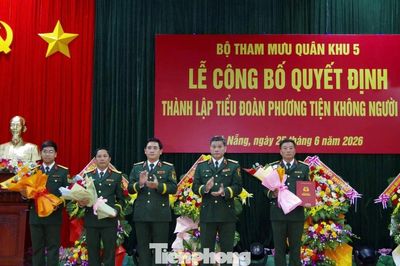 Quân khu 5 thành lập Tiểu đoàn Phương tiện không người lái