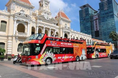 Từ ngày 4/7, TP. Hồ Chí Minh có thêm tuyến xe buýt du lịch 2 tầng