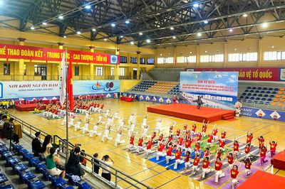 Khai mạc các giải Yoga trong hệ thống thi đấu quốc gia tại Thanh Hóa