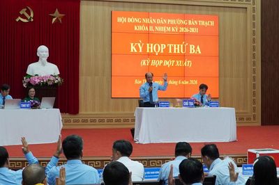 HĐND phường Bàn Thạch thông qua Đề án sắp xếp tổ dân phố
